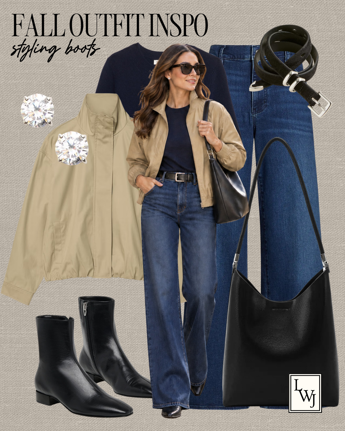 6 outfits styling boots for fall 

fall outfit inspo / fall style / how to style cool tones / madewell / banana republic / aritzia / jcrew / straight leg jeans / ankle jeans / mid rise jeans / aritzia lodge pants / barn jacket / navy coat / black leather low heeled booties / quince bucket tote 

 #LTKootd #LTKSeasonal