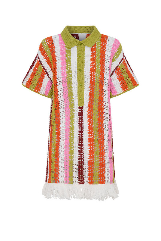 Maggie Crochet Mini in Stripe | Bohemian Traders