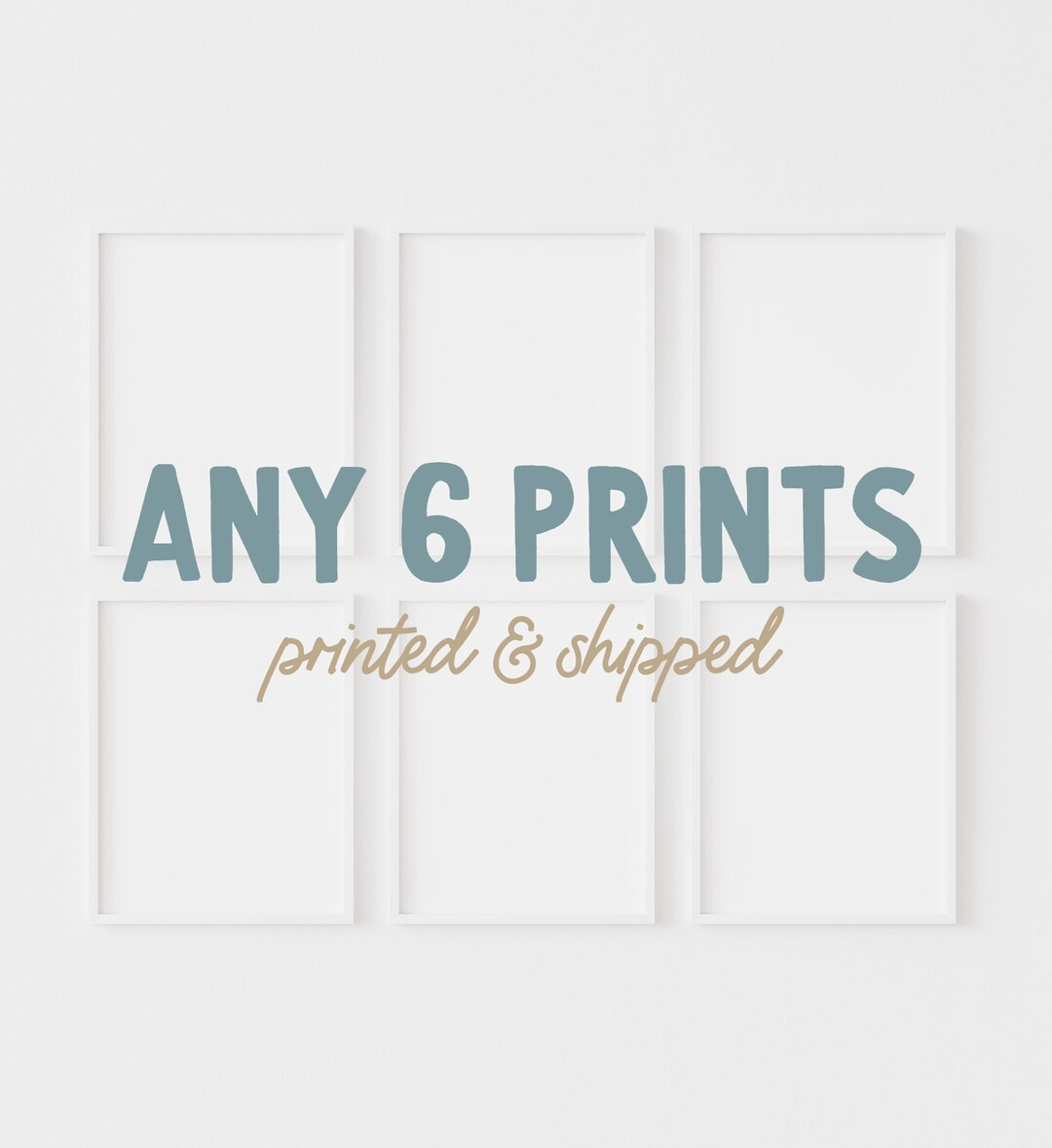 Any 6 Prints From My Shop, Set of 6, Shipped prints from Little Folk Printables, High-Quality Pri... | Etsy (US)