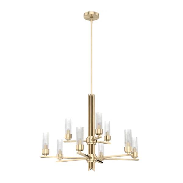 Gatz 9 Light 2-Tier Candle Style Classic / Traditional Chandelier | Wayfair North America