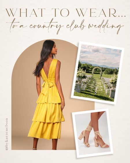 Wedding guest dress for a country club wedding or golf course wedding ⛳️🌷🥂 Easter | Easter dress | spring outfits | spring dress | vacation outfits 

#LTKSeasonal #LTKwedding #LTKunder100