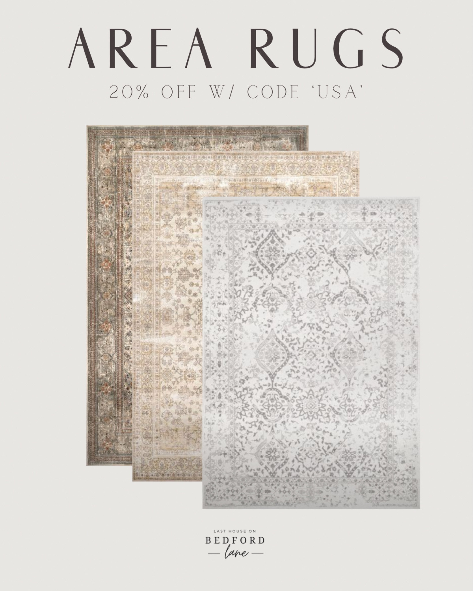 Site-wide Presidents Day event!   All rugs on sale 20% off using code USA! 

#LTKSpringSale #LTKhome #LTKsalealert