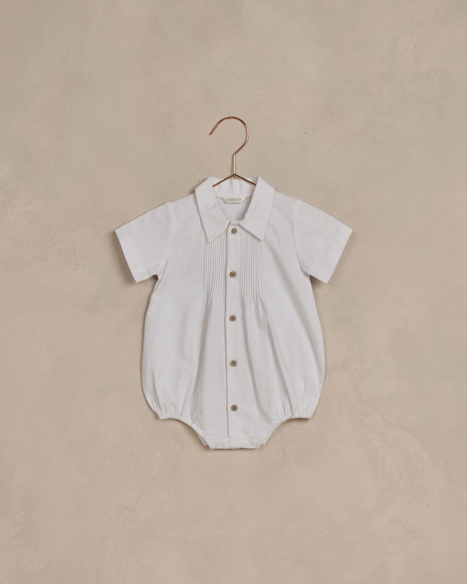 Henry Romper || White | Rylee + Cru