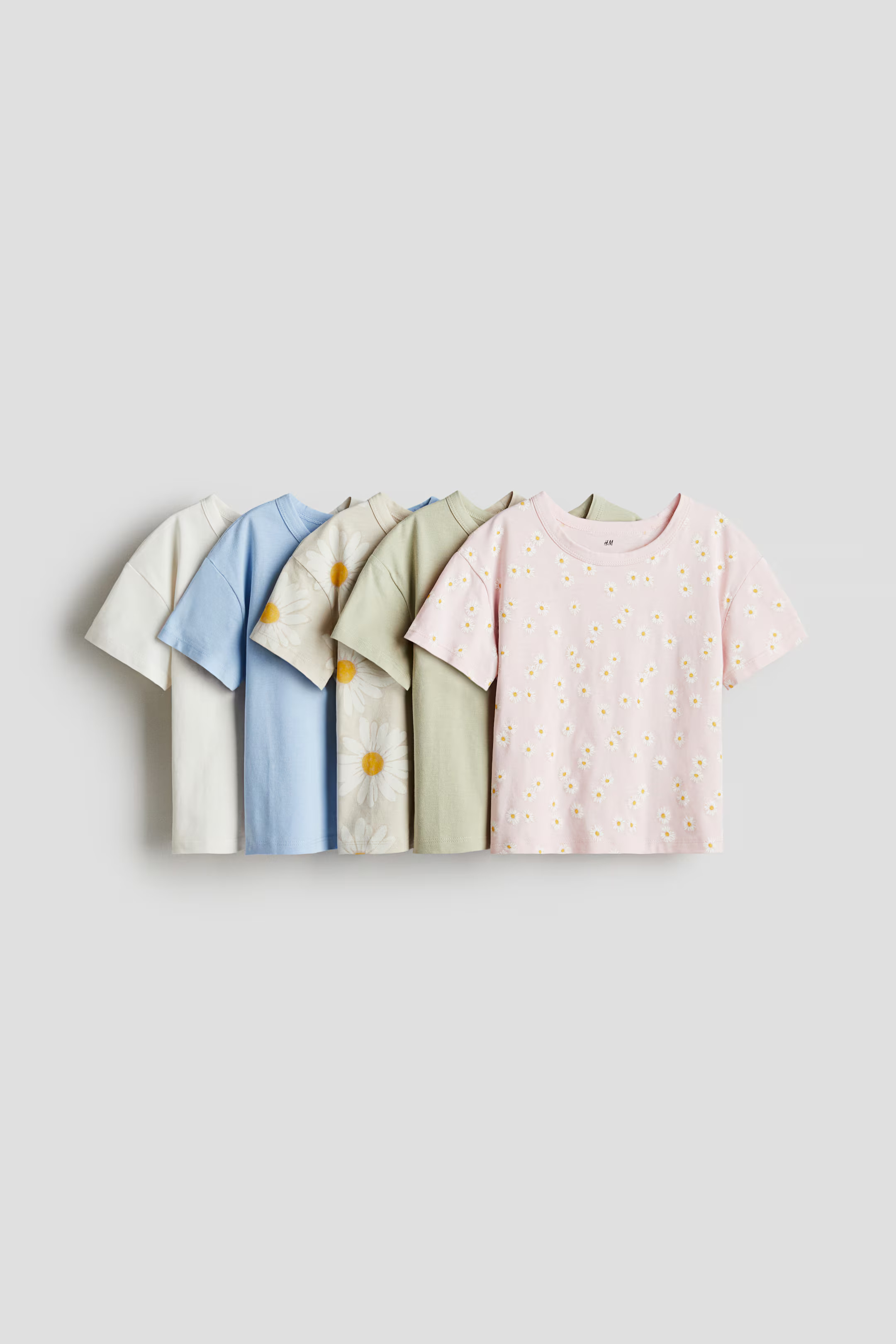 5-pack Cotton T-Shirts | H&M (US + CA)