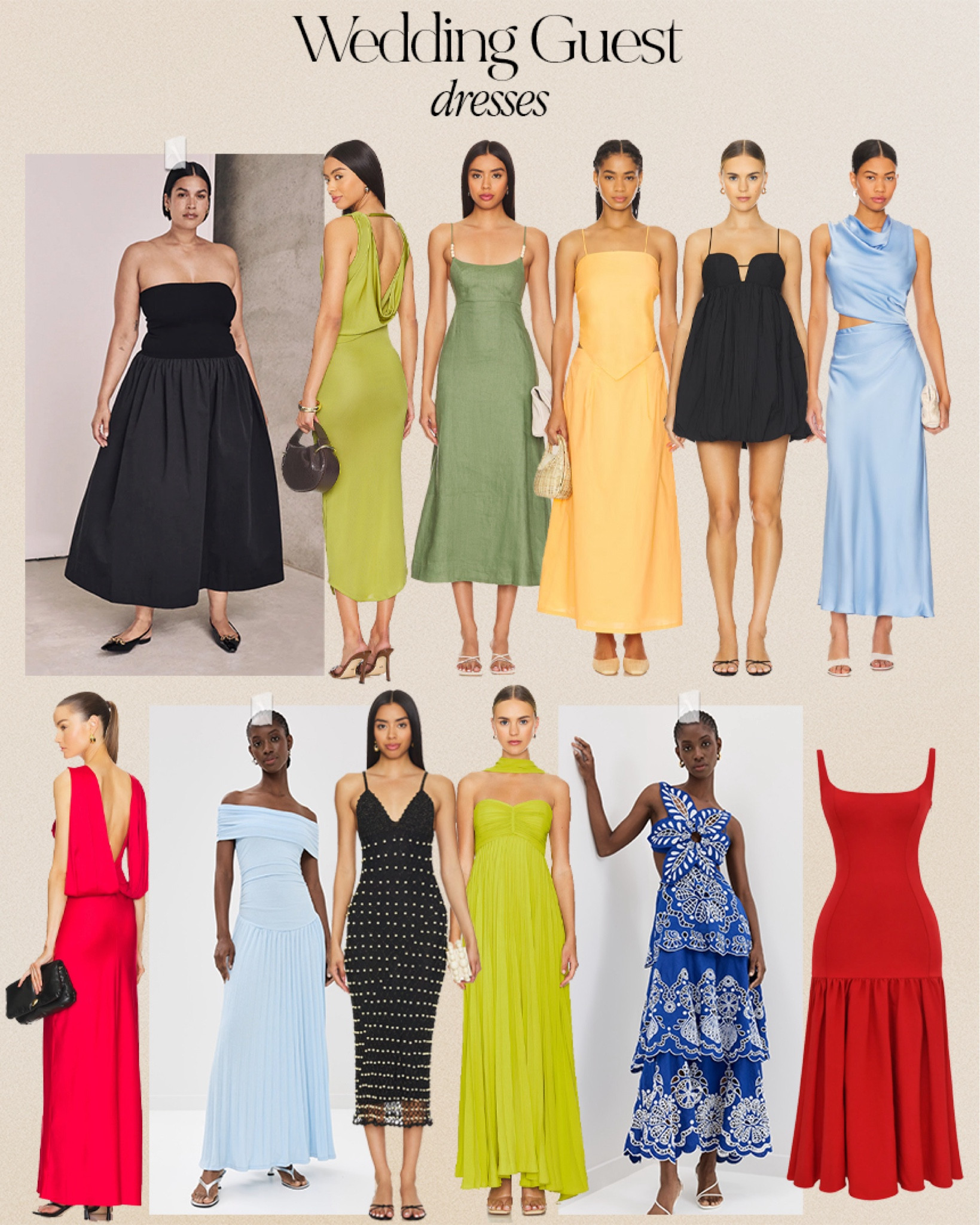 Summer wedding guest dresses 🤍

#LTKwedding