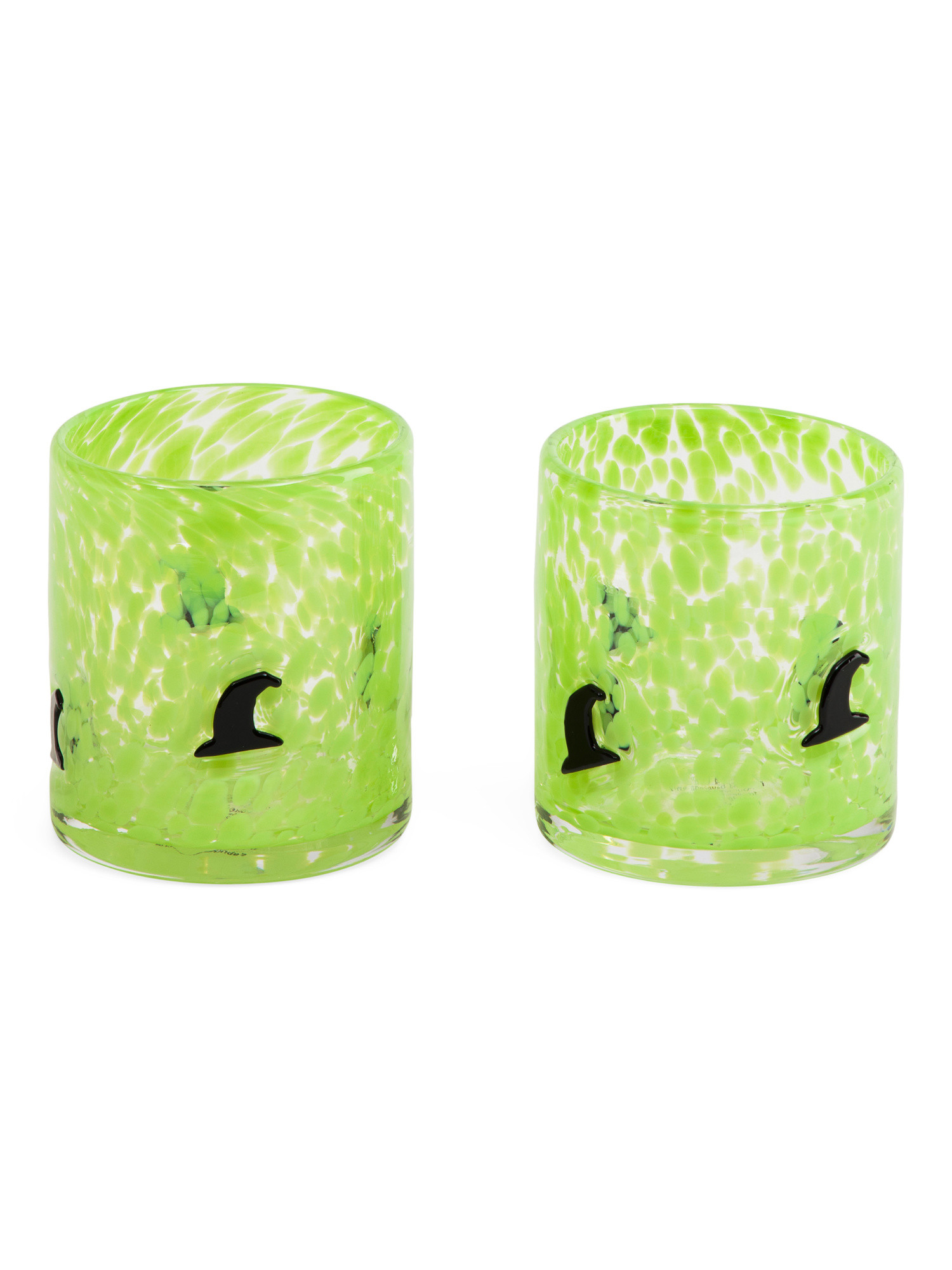 2pk Witch Hat Confetti Double Old Fashioned Glasses | TJ Maxx