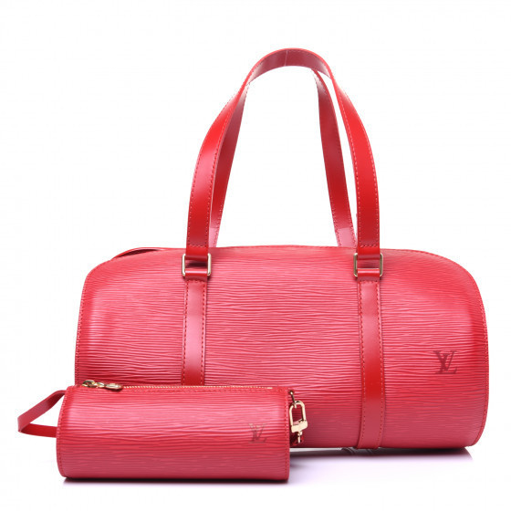 LOUIS VUITTON Epi Soufflot Rouge | Fashionphile