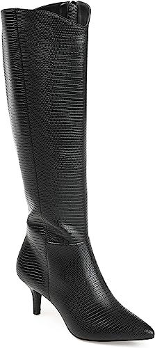 Journee Collection Womens Estrella Tru Comfort Foam Pointed Toe Knee High Boots | Amazon (US)