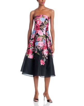 Strapless Brocade Dress | Bloomingdale's (US)