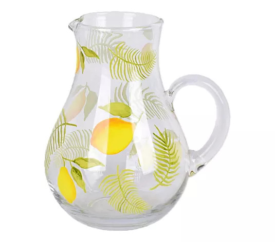 Temp-tations Seasonal 2.5-qt Glass Pitcher - QVC.com | QVC