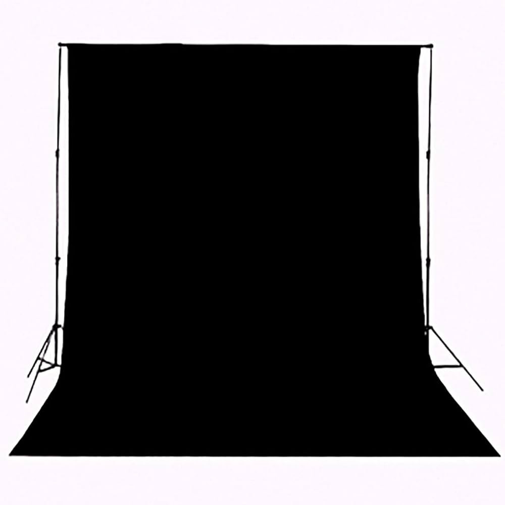 HMTfoto Background Solid Black Backdrop Muslin Portrait Background Screen for Photo Backdrop Vide... | Amazon (US)