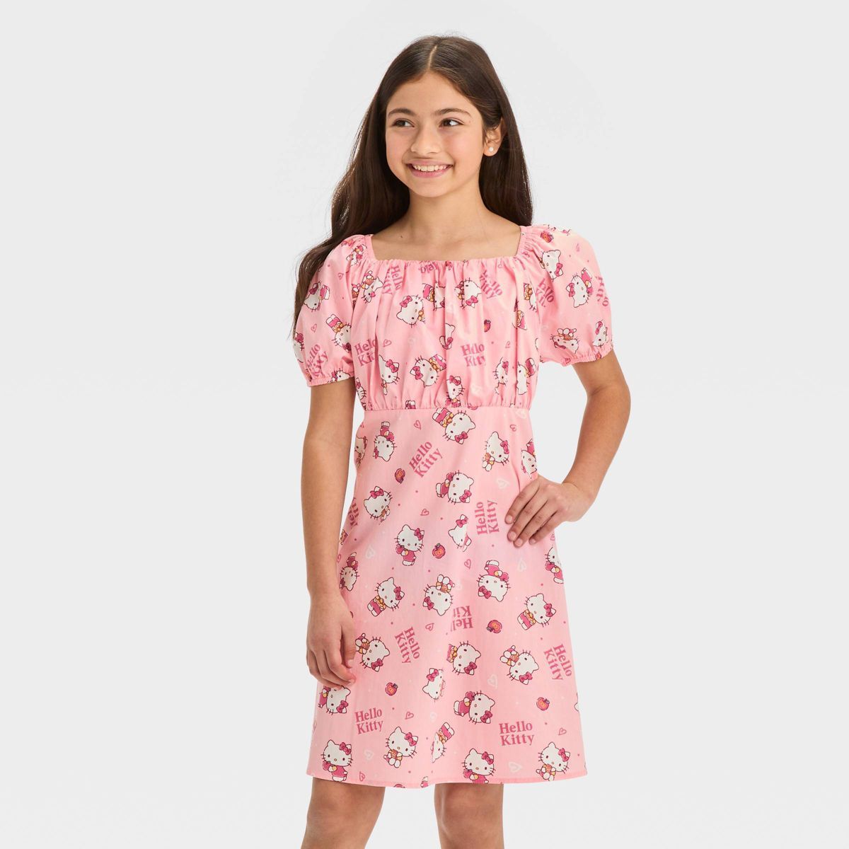 Girls' Hello Kitty Dress - Light Pink | Target