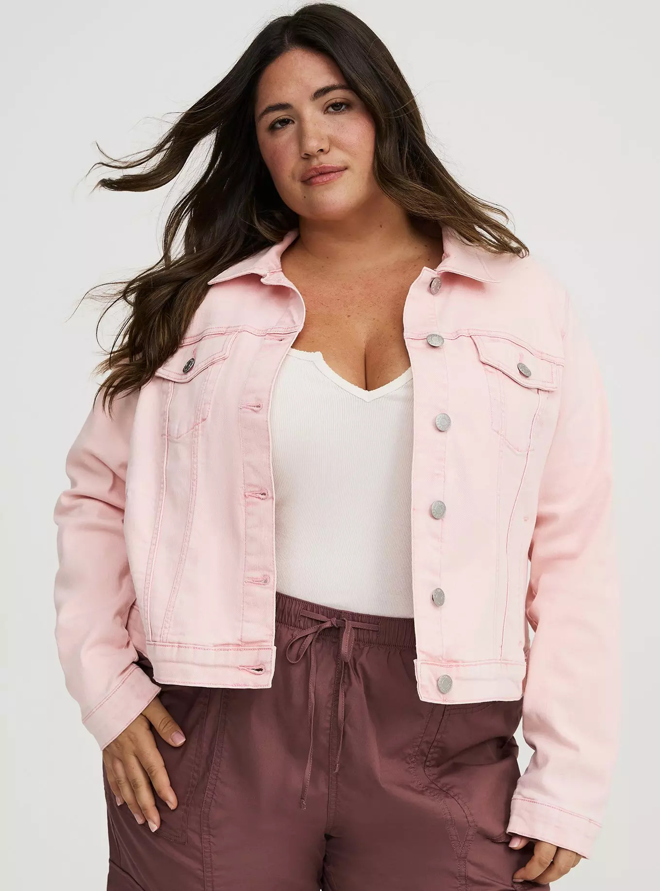 Modern Denim Trucker Jacket | Torrid (US & Canada)