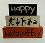 NEW! Happy Halloween Trick Or Treating Trick or Treaters - Halloween Kids - Primitive Wood Sign Shel | Amazon (US)