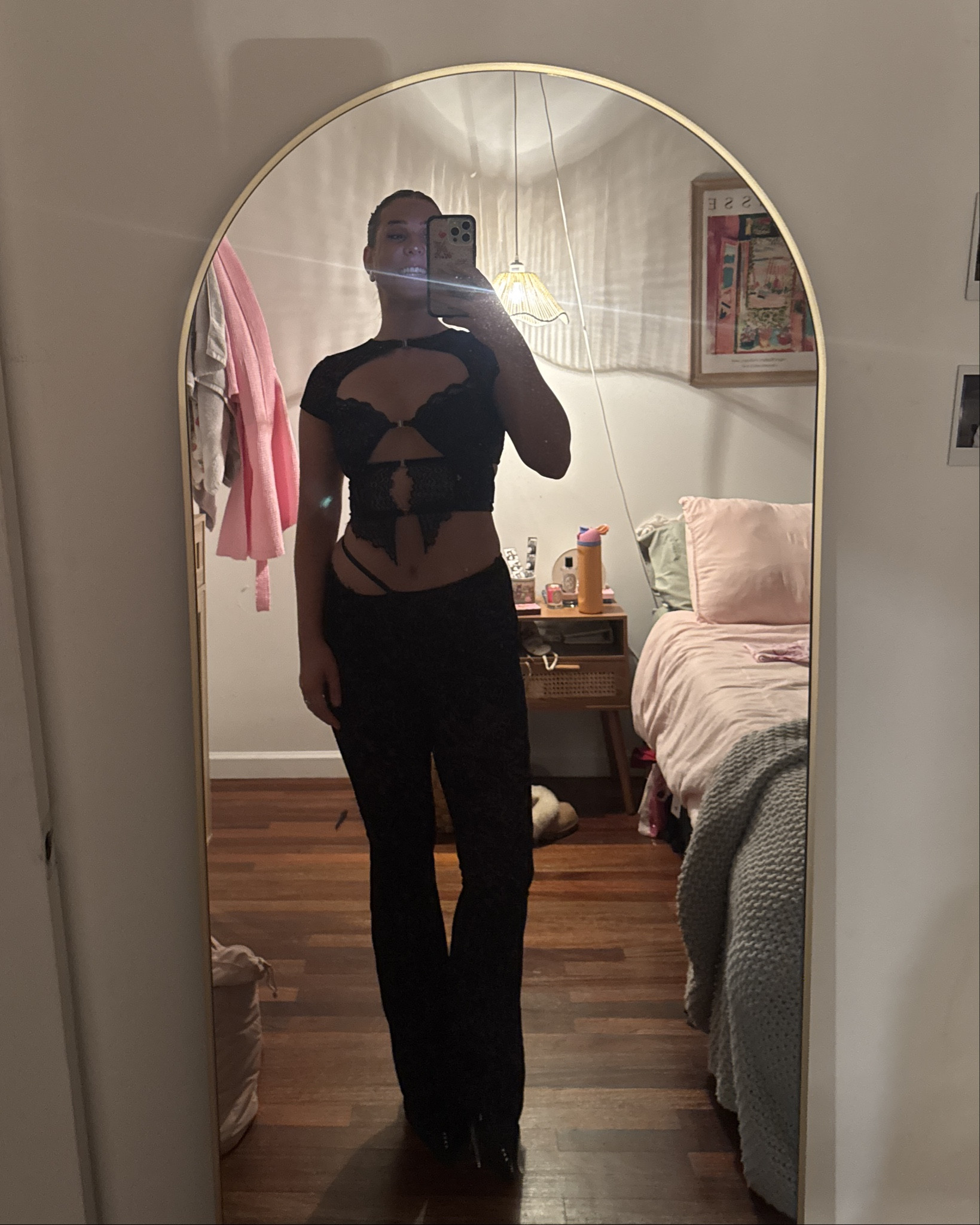 Girls night out, going out, pant top set, night time look, city girl, summer or fall outfit, lace top - wearing size medium and fits perfectly 