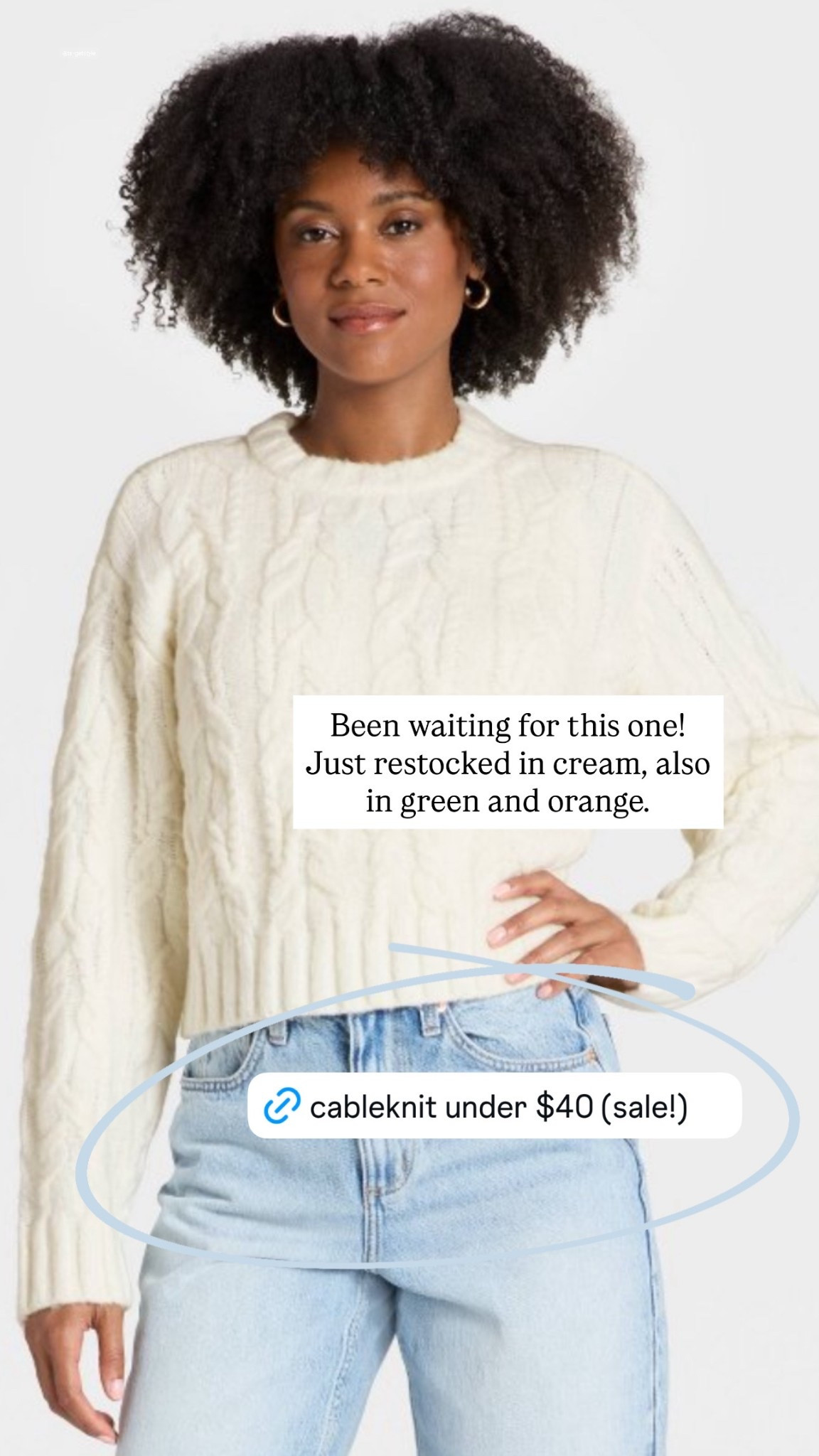 Cableknit sweater, winter white, sweaters under $40

#LTKStyleTip #LTKSaleAlert #LTKFindsUnder50