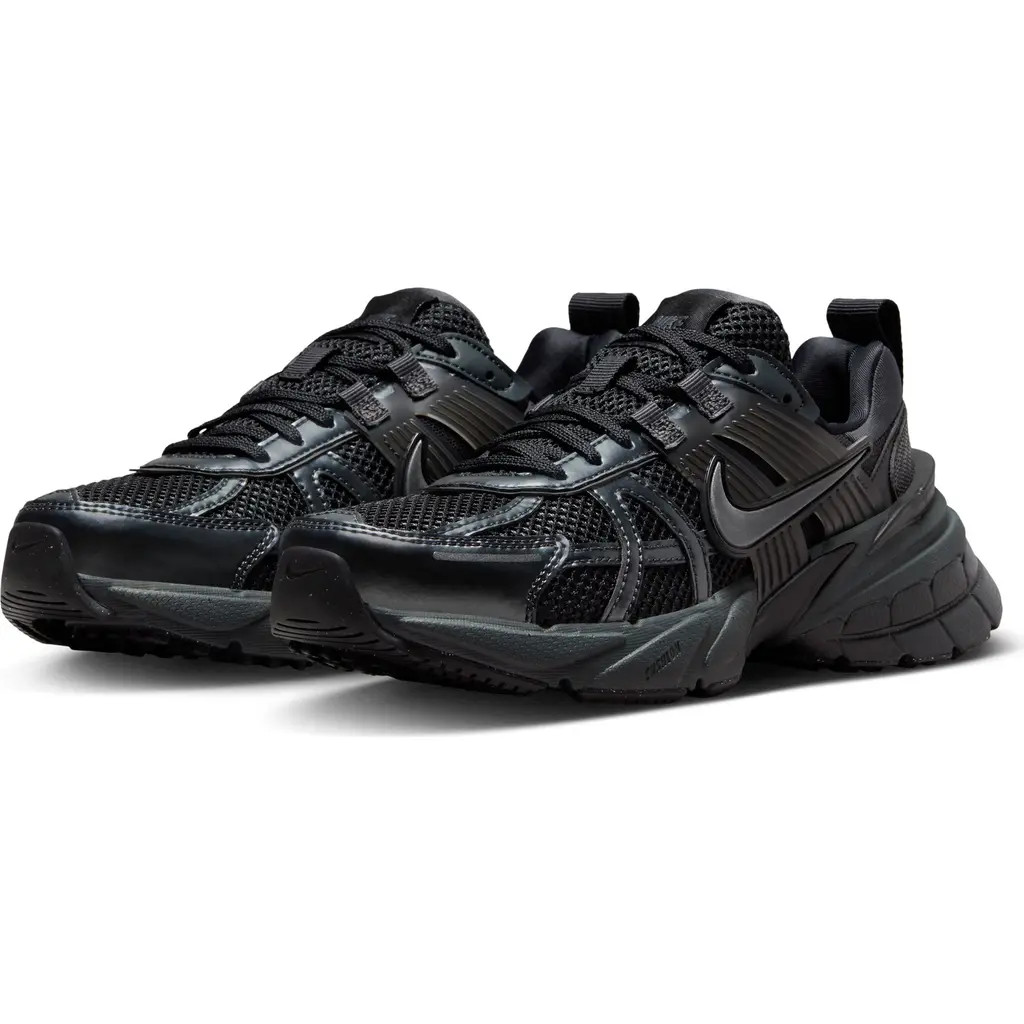 Nike V2K Run Sneaker in Black/Smoke Grey/Anthracite at Nordstrom, Size 15.5 | Nordstrom