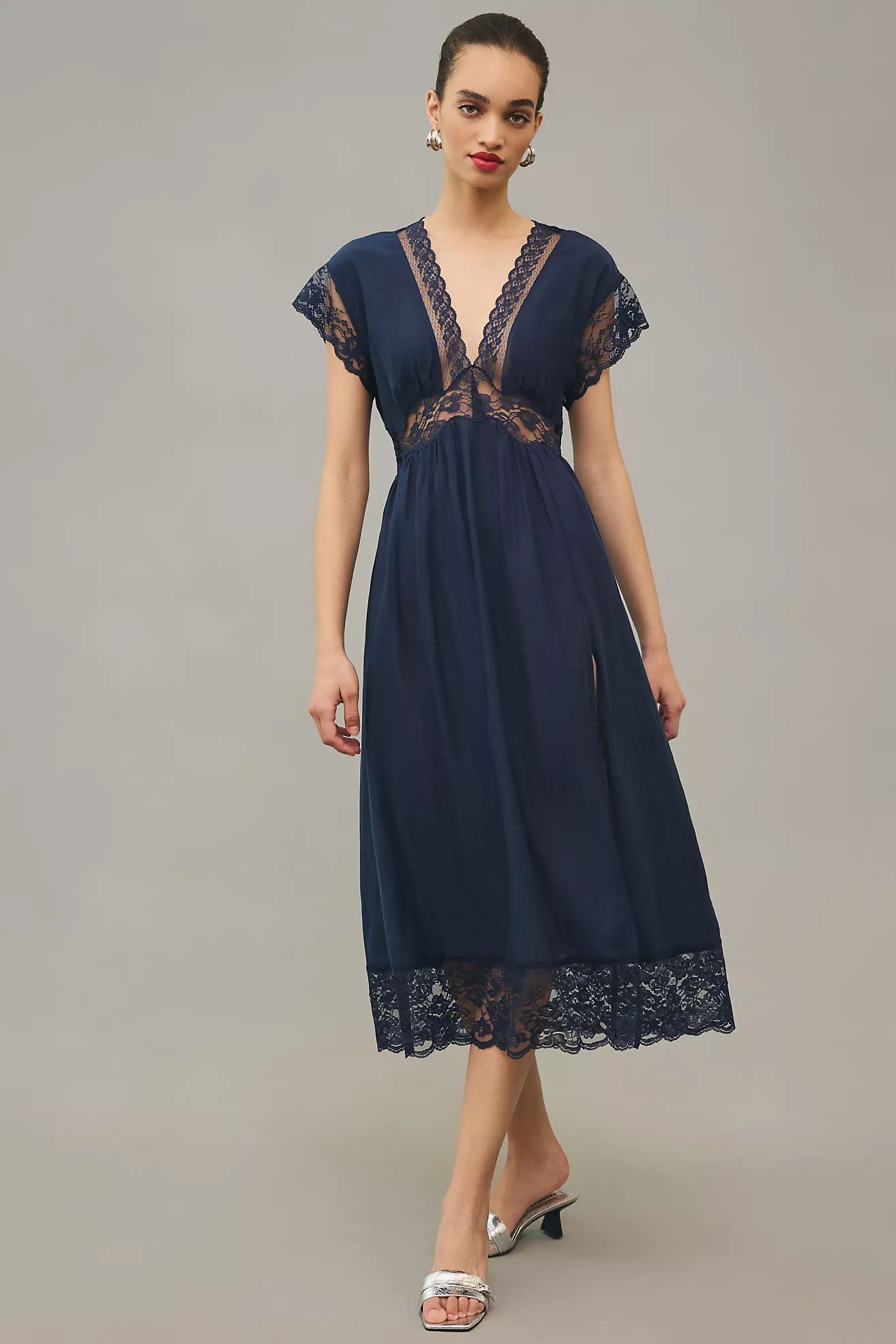By Anthropologie Sheer Maxi Dress | Anthropologie (US)