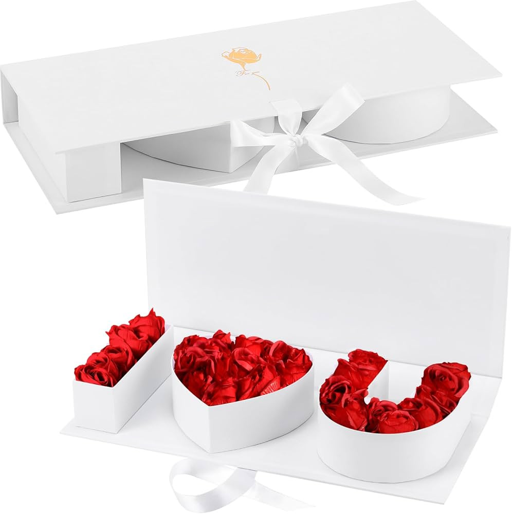 Engrowtic 2 Pack I Love You for Flowers Empty Valentine Boxes ''i Love U'' Letter Floral Fillable... | Amazon (US)