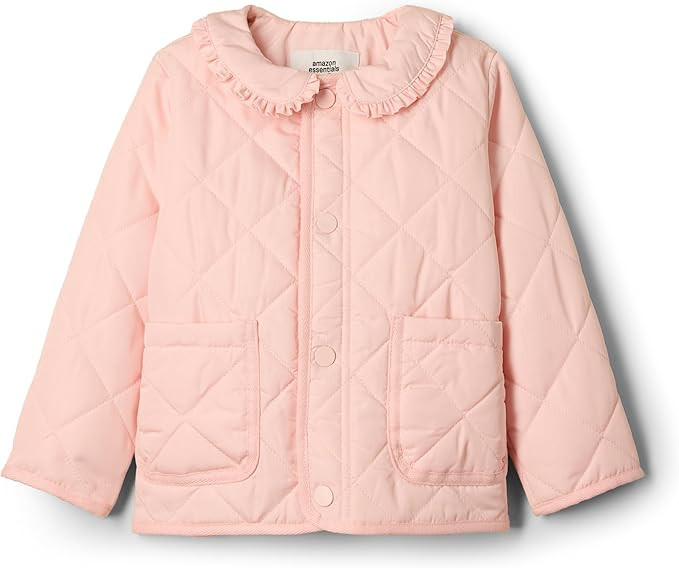 Amazon Essentials x Sofia Grainge Toddlers and Baby Girls' Midweight Field Jacket with Ruffle | Amazon (US)