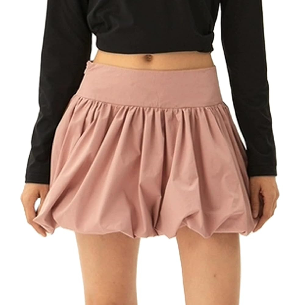 Muineobuka Women Girls Bubble Mini Skirt Low Waist Pleated Puffy Short Skirts A-Line Rufle Flared... | Amazon (US)