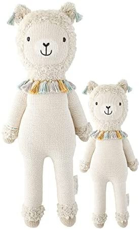 Amazon.com: cuddle + kind Lucas The Llama Little 13" Hand-Knit Doll – 1 Doll = 10 Meals, Fair T... | Amazon (US)