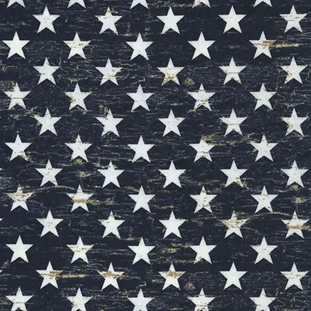 timeless treasures fabrics patriotic novelty fabric navy patriotic stars | Walmart (US)