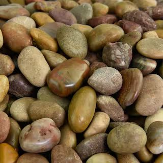 Southwest Boulder & Stone 0.125 cu. ft. 3/8 in. - 5/8 in. 10 lbs. Red Small Polished Rock Pebbles fo | The Home Depot
