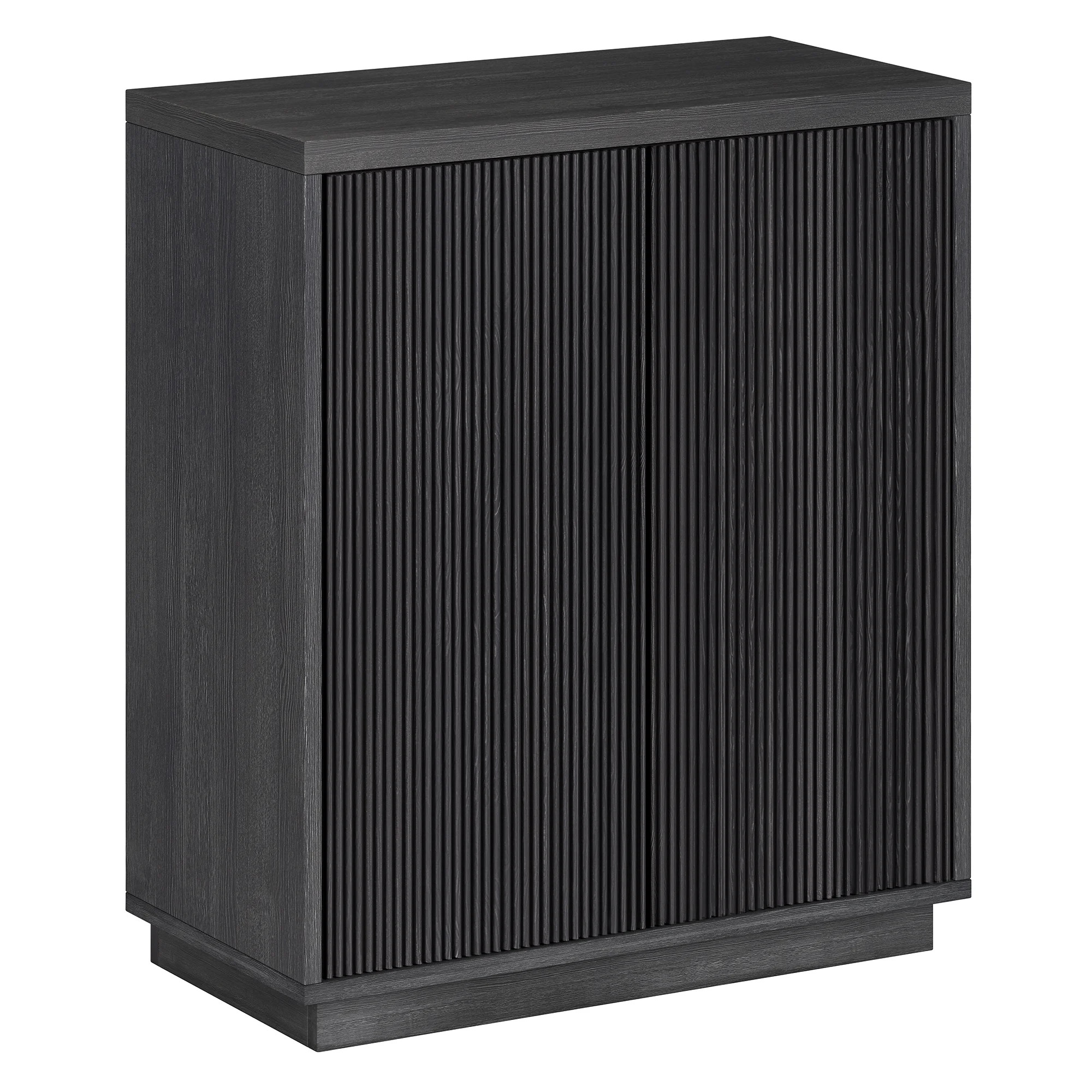 Evelyn&Zoe Modern/Contemporary 28" Wide Charcoal Gray Accent Cabinet | Walmart (US)
