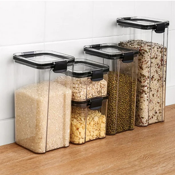 SPRING PARK Food Storage Containers Kitchen Pantry Organization and Storage, BPA-Free, Plastic Ca... | Walmart (US)