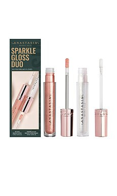 Anastasia Beverly Hills Sparkle Lip Gloss Duo in Honey Diamond & Amber Sparkle from Revolve.com | Revolve Clothing (Global)