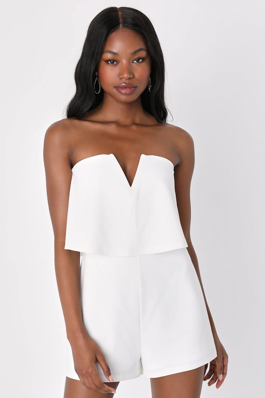 Power of Love White Strapless Romper | Lulus (US)