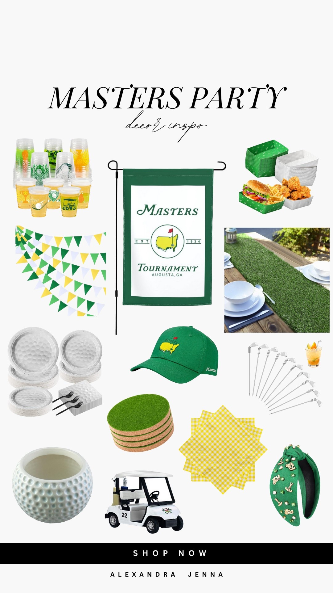 Masters Party decor inspo! ⛳️🏌🏻‍♀️

#LTKParties #LTKSeasonal #LTKHome
