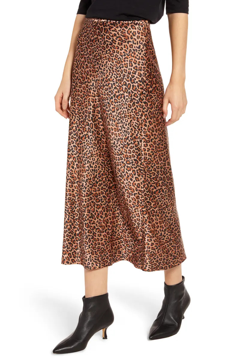 Something Navy Midi Slip Skirt (Nordstrom Exclusive) | Nordstrom | Nordstrom