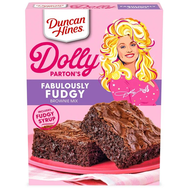 Duncan Hines Dolly Parton's Fabulously Fudgy Brownie Mix, 17.6 oz | Walmart (US)