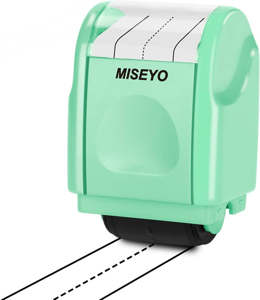 Miseyo Dashed Handwriting Lines Practice Roller Stamp,Self-Inking Line Rolling Stamps for Kids Wr... | Amazon (US)