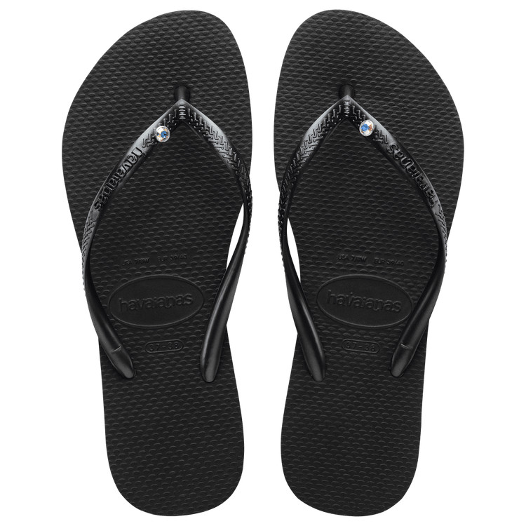 Slim Crystal Flip Flops | Havaianas