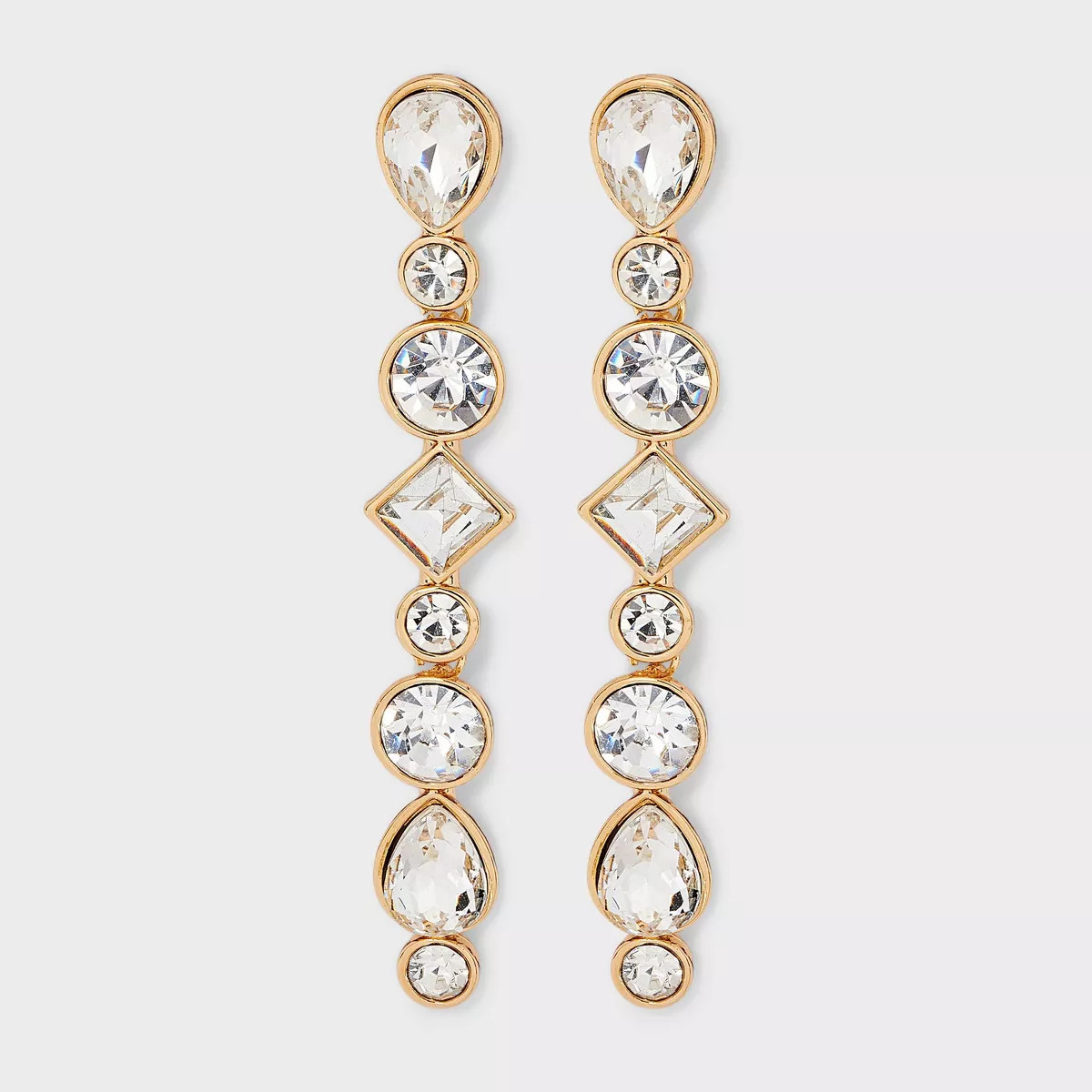 SUGARFIX by BaubleBar Stone Statement Drop Earrings - Gold | Target