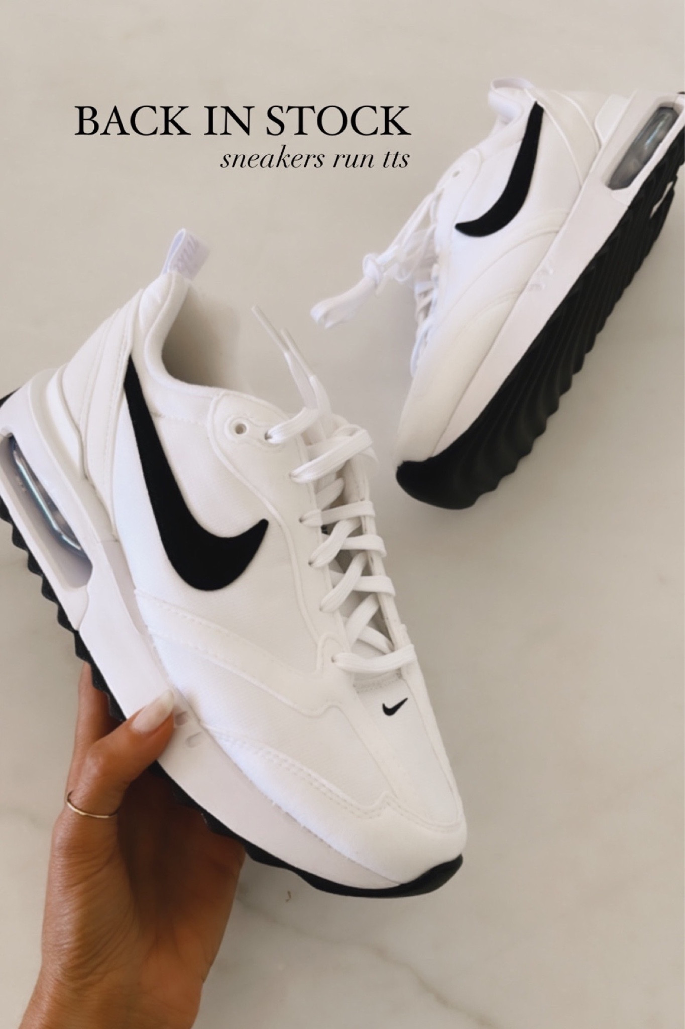 Found my sneakers back in stock! Run tts, StylinByAylin 

#LTKstyletip #LTKshoecrush