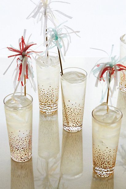 Champagne Bubbles Highball Glasses | Anthropologie (US)