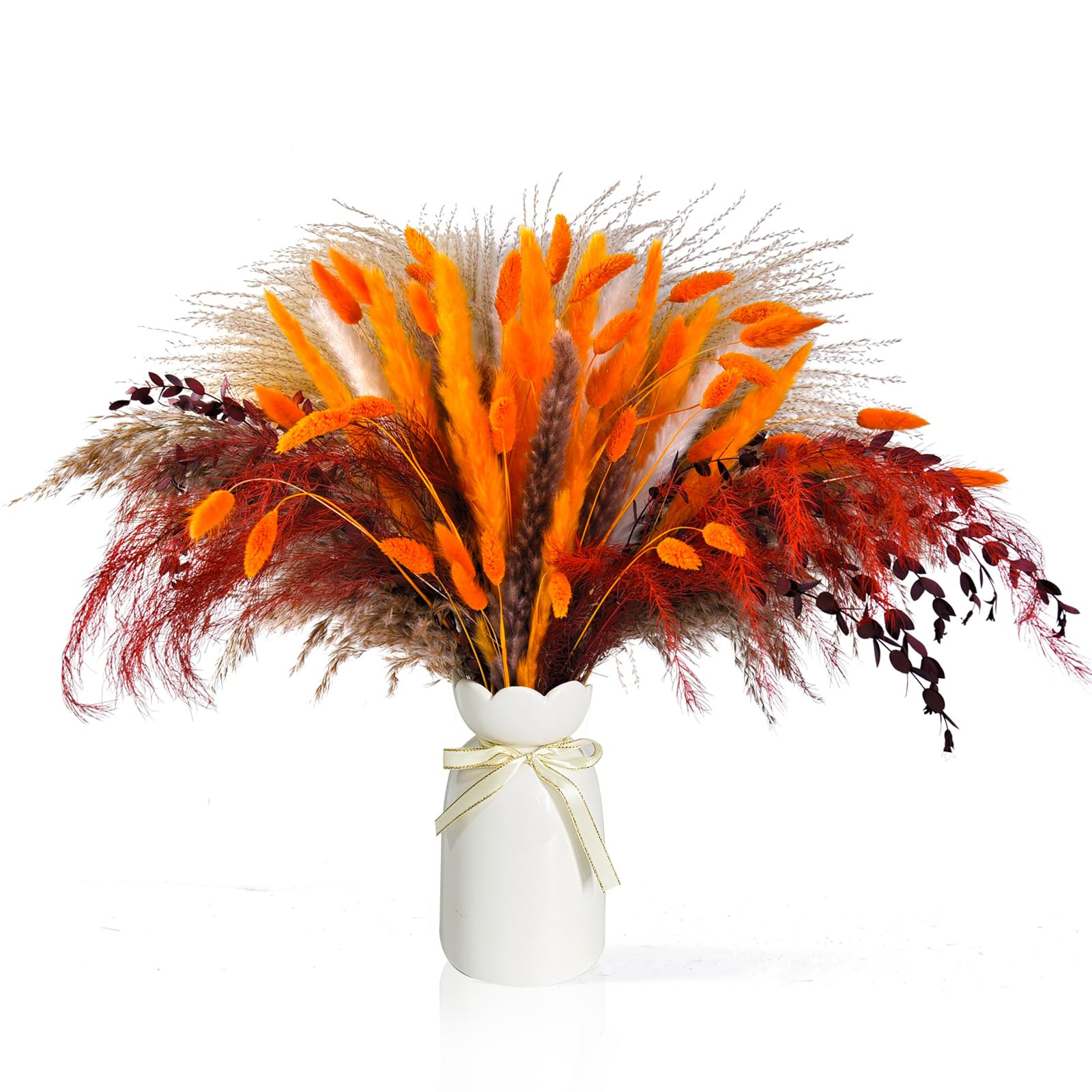 101PCS Dried Pampas Grass Mix Bouquet Contains Bunny Tails Dried Flowers and Reed Grass etc. for ... | Amazon (US)