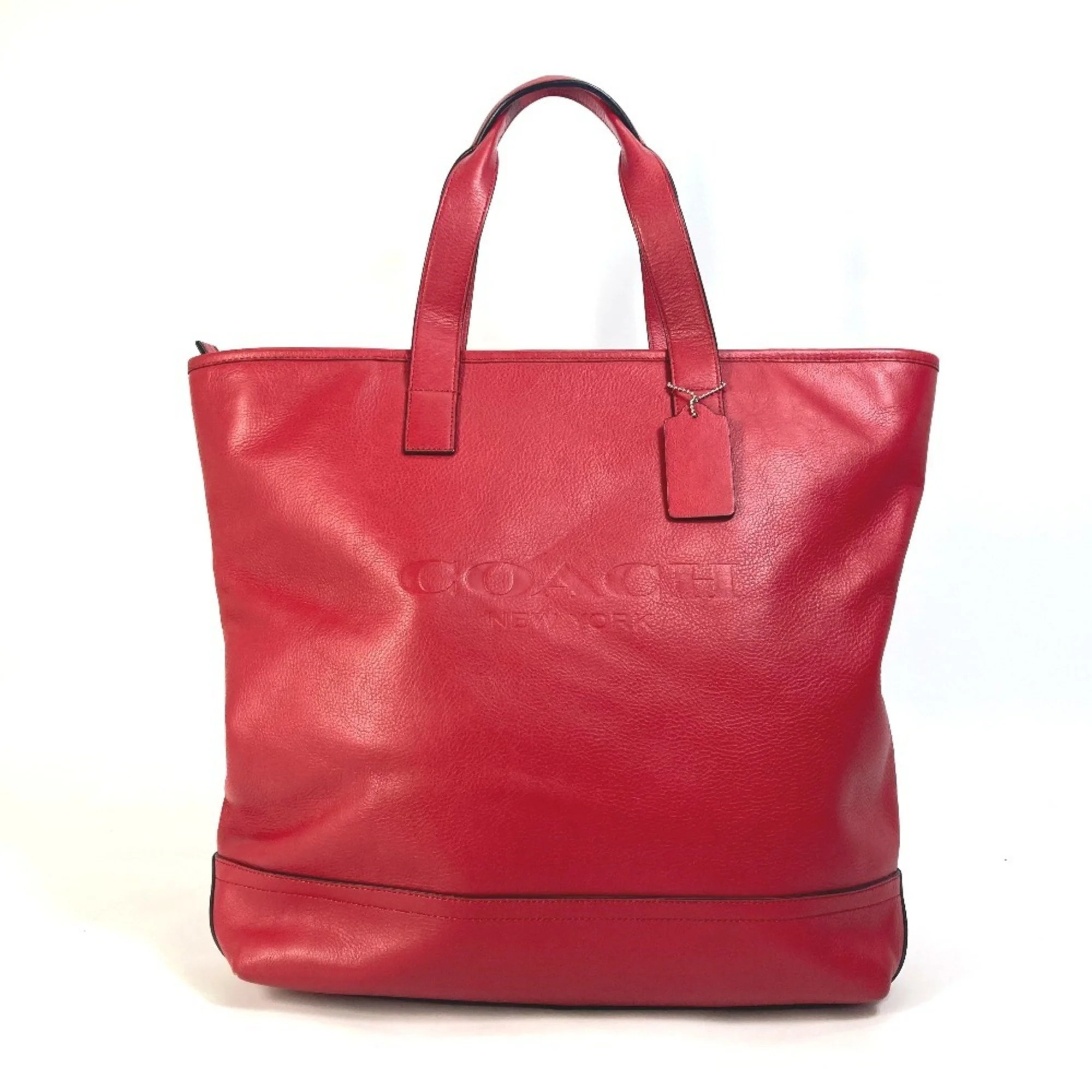 Coach Leather Shoulder Bag Tote Bag (Pre-Owned) | Shop Simon