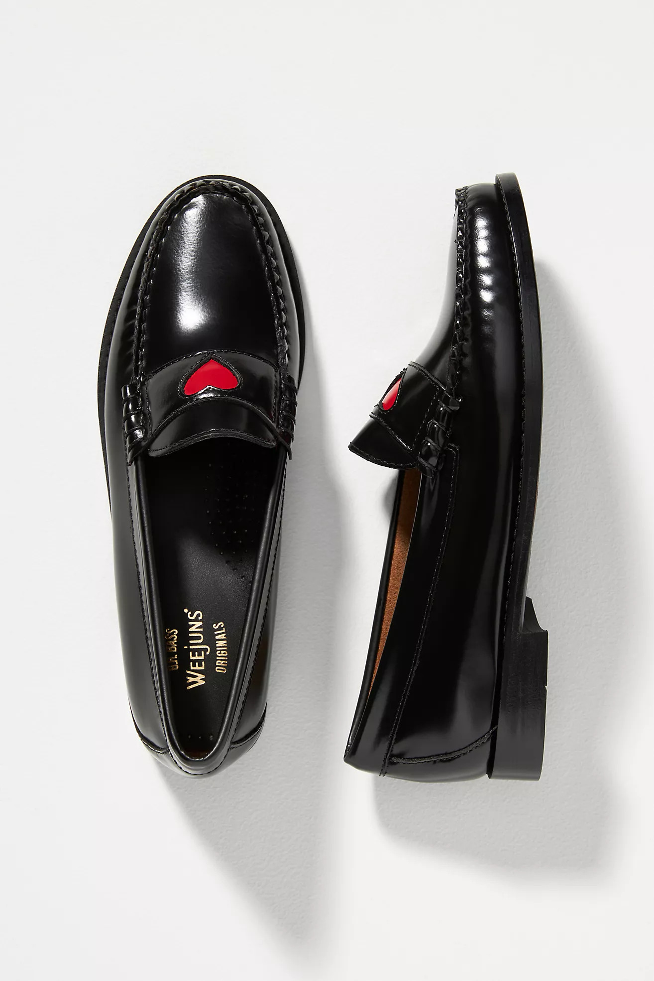 Bass Weejuns Whitney Heart Loafers | Anthropologie (US)