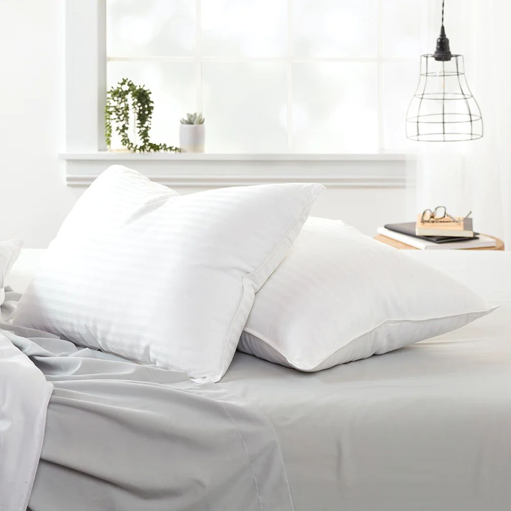 Buy Plush Down-Alternative Gel-Fiber Pillow (2-Pack) | LINENS & HUTCH | Linens and Hutch