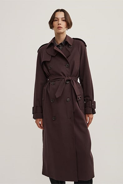 Longline Trench Coat | Witchery (AU)