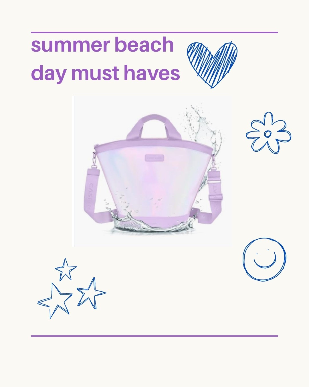 Summer beach bag 