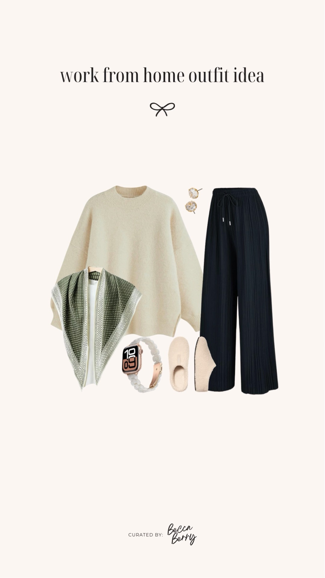 Cozy WFH fit idea, perfect for winter 🤍

#LTKMidsize #LTKWorkwear #LTKootd