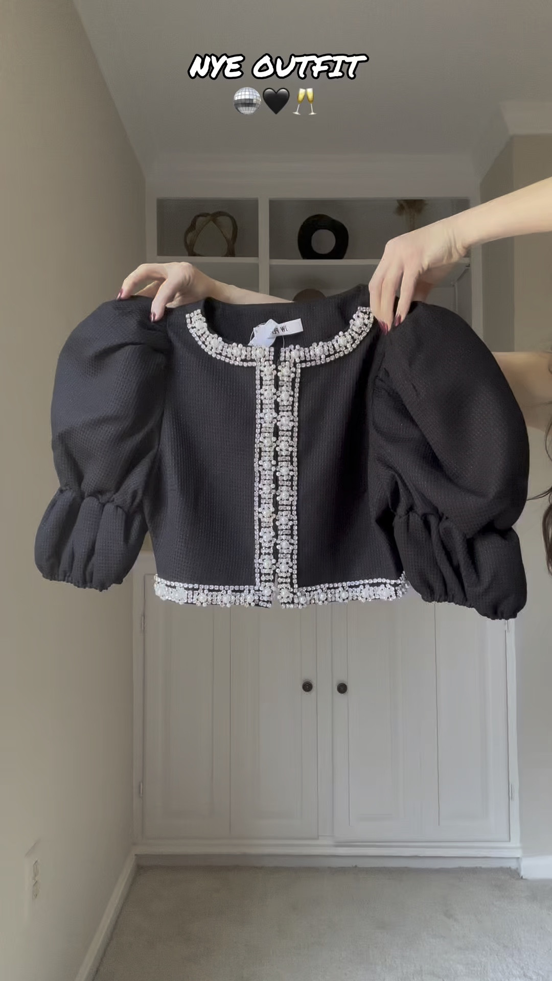 NYE outfit 🪩🖤🥂 This pearl & rhinestones tweed set is the definition of chic and sassy for me. Comment “shop” to receive a DM with the outfit details. 

#nyeoutfit #newyearoutfit #nyeoutfitinspo #holidaypartylooks #newyearseveoutfit #newyeareveparty #nyeoutfits #holidayfashion #outfitinspo #miniskirtoutfit #goingoutoutfit #winterfashion2024 #partyoutfit #blackoutfit #tightsfashion

#LTKHoliday #LTKWatchNow #LTKParties