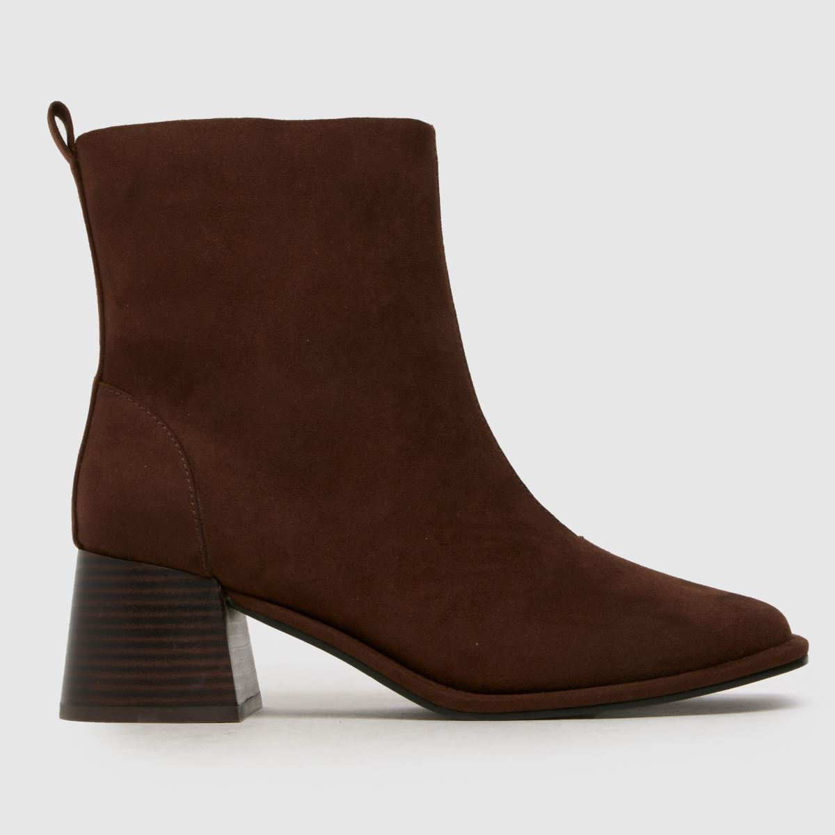 Womens Brown schuh Bowie Block Heel Boots | schuh | Schuh