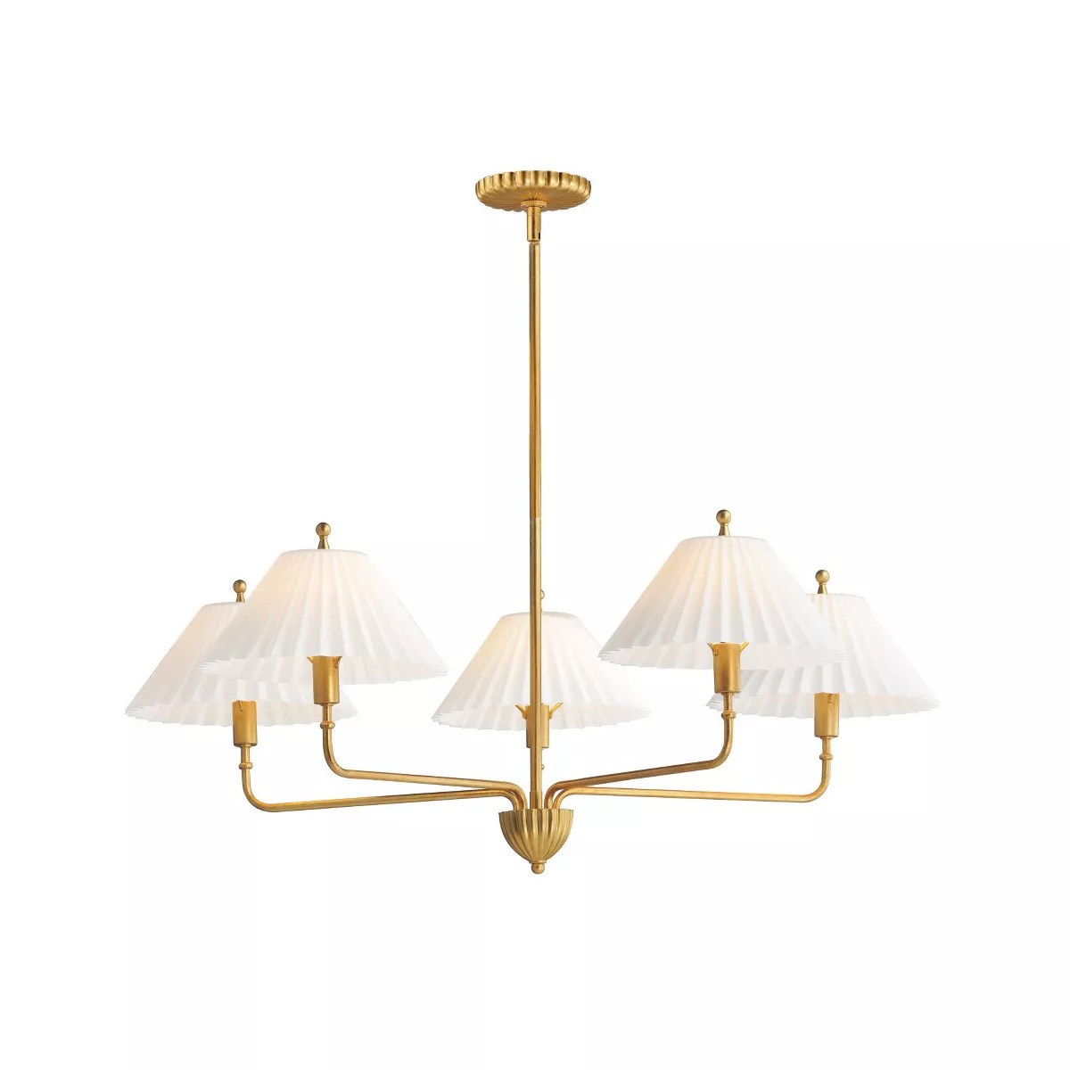Maxim Lighting Kismet 5 - Light Chandelier in  Gold Leaf | Target